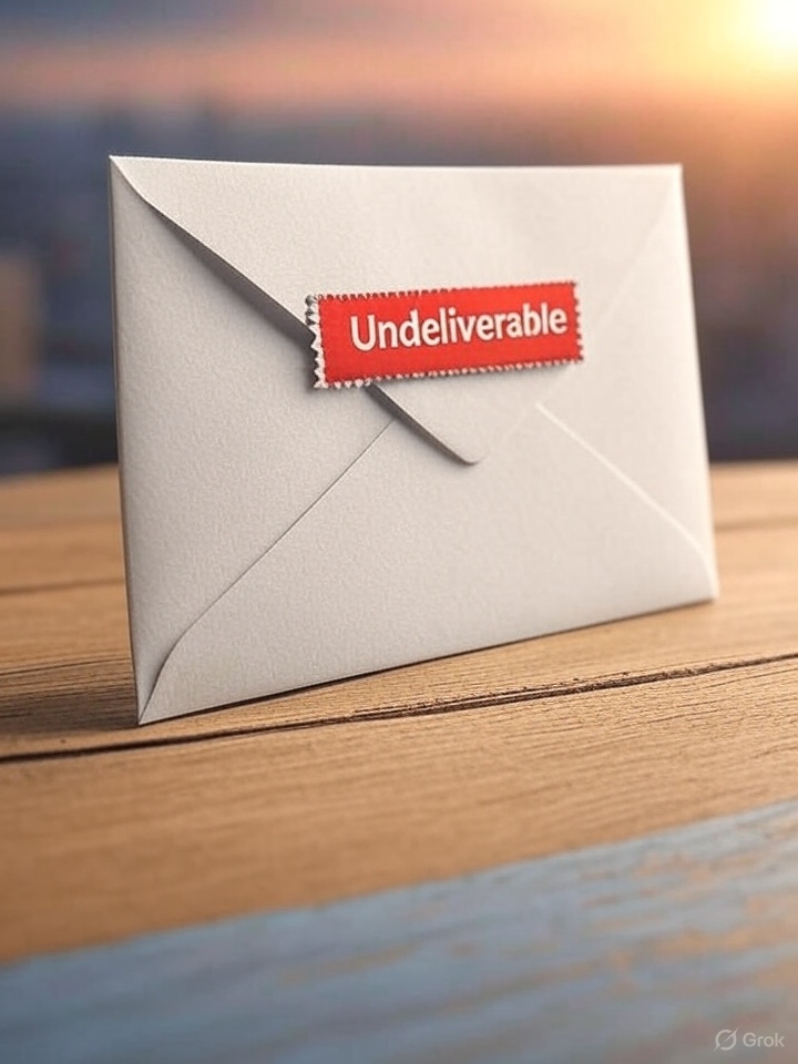 Undeliverable Email